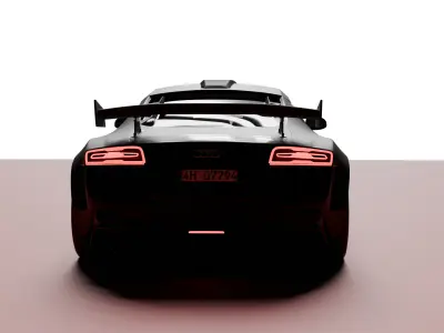 Audi R8 Blak 3D model
