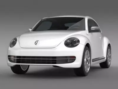 VW Beetle Fender Edition 2012 3D model