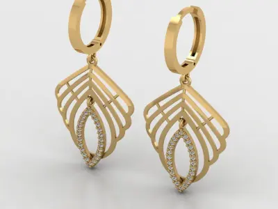 Women Earring  3D print model