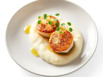 PanSeared Scallop Trio Gourmet Dish model pack Low-poly 3D model