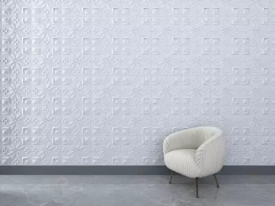 3d wall panel Low-poly 3D model