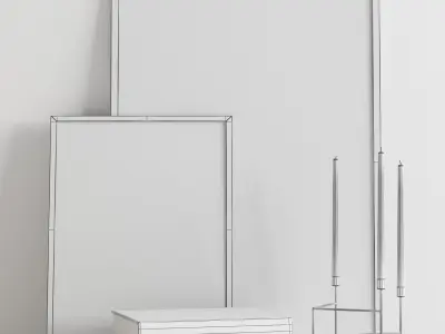 Decorative Set 01 3D model