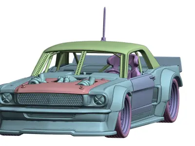 Hoonicorn V2 3d Print  3D print model