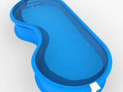 AType swimming pool 3D model