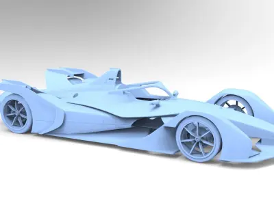 Formula E Gen2  FOR 3D PRINT 3D model