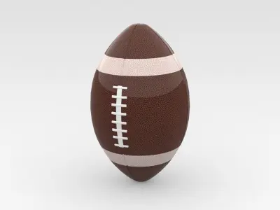 Rugby Ball 3D model purchase