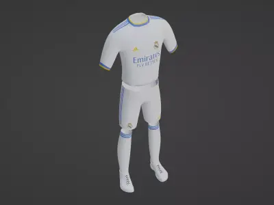 Real Madrid Sportwear Low-poly 3D model