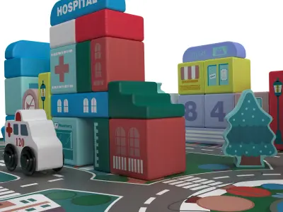 Building Blocks 3D model