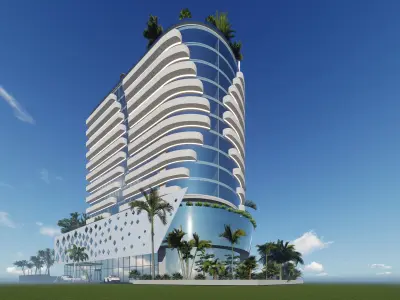 hotel  3D model purchase