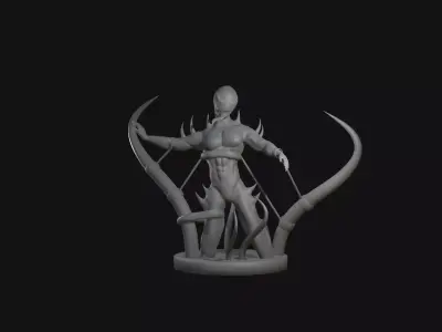 venom simple body Free 3D model