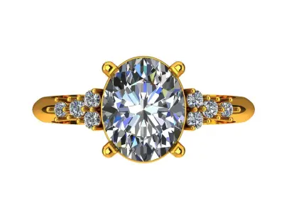 ladies ring  3D print model