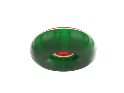 Swimming Ring Watermelon 3D model