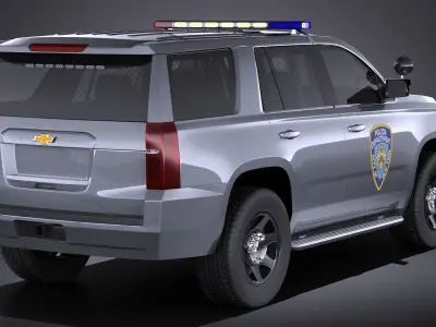 Chevrolet Tahoe PPV 2015 VRAY 3D model