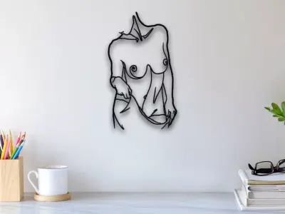 Beautiful Body Wall Art 3D print model purchase