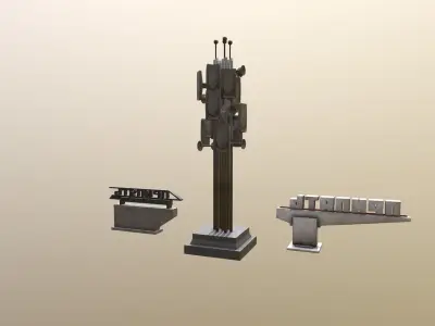 Pripyat decor pack before 1986 stalker  dayz 3D model