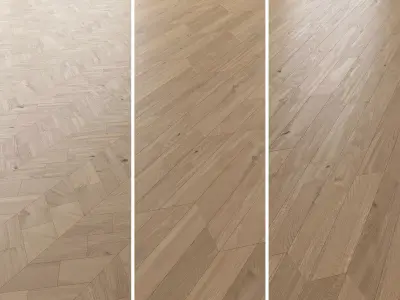 Parquet Oak Molasses Sanded set 6 3D model