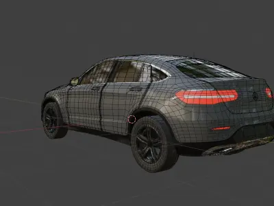 Mercedes-Benz GLC Coupe 2020 3d model 3D model