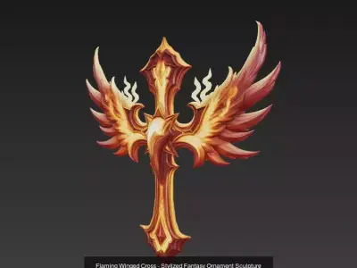 tylized Cross Collection - Ornamental - Fantasy Inspired