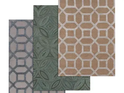 Rug Set 1174 3D model