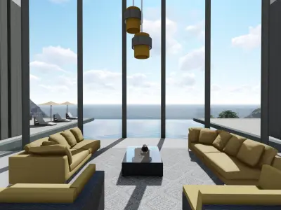 HILLSIDE MEGA MANSION 3D model