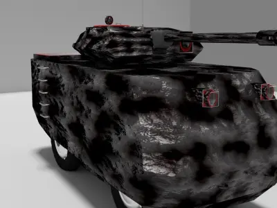 Ugie Light Tank Prototype PB - 1 3D model