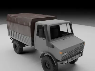 Mercedes Unimog 4x4  3D model