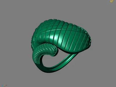 Women Plain Ring Ready STL Models Womens Ring 3d models 3D print model 32