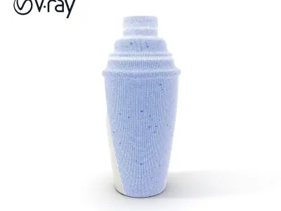 Stainless Steel Cocktail Shaker Model Pack Low-poly 3D model