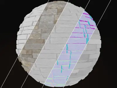 Ohio Gray Cobblestone 8K Textures Texture