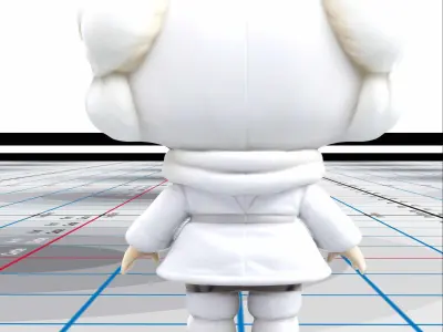 plushie Leia Organa 3D model