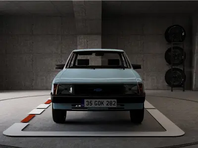 1990 CHEVETTE 3D model