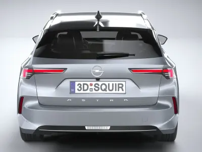 Opel Astra Sports Tourer 2022 Basic 3D model