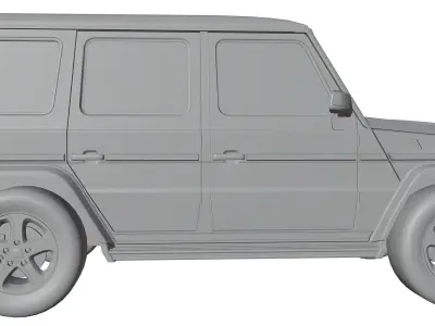 Off-road 4x4 unbranded 3D model