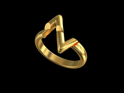 Louis Vuitton Ring  FAKE 3D print model