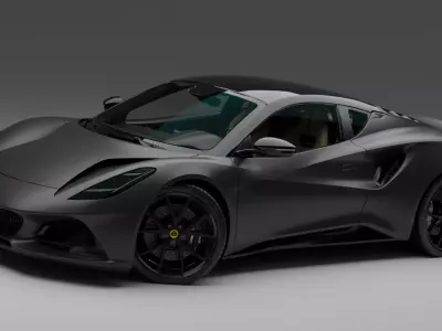 Lotus Emira 2023  Low-poly 3D model