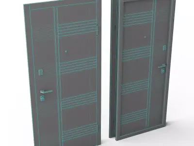 Xylan Door 3D model