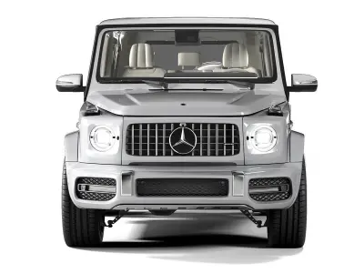 Mercedes-Benz-AMG G63  with interior also 3D model