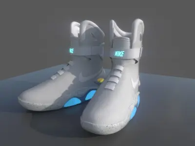 NIKE AIR MAG PBR Materials Low-poly 3D model