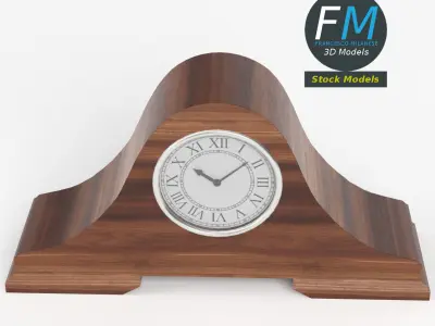 Fireside clock 2 3D model