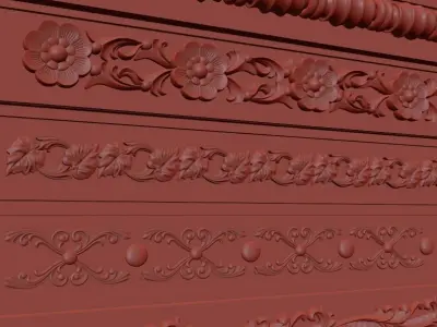 Trim Ornament 128 3D model