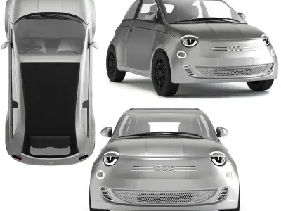 Fiat 500 La Prima 3D model