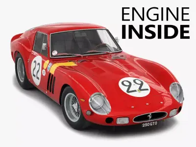 Ferrari 250 GTO - 3757GT - Complete 3D model