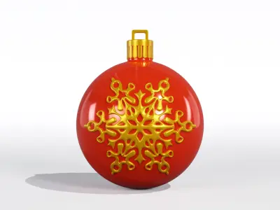 Christmas Ball Set 3D model