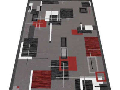 Rug Set 1199 3D model