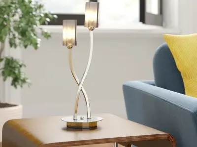 Nevaeh Table Light Lamp - 3 Colour 3D model