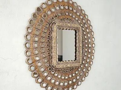 Peacock Mirror 3D model