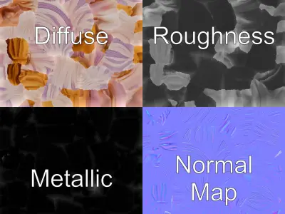 Elegant Shallot Model Pack with Detailed Texture Low-poly 3D model