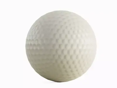 Golf Ball 02 Low-poly 3D model