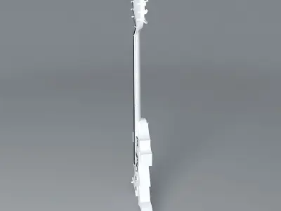 Alien guitar Free 3D model