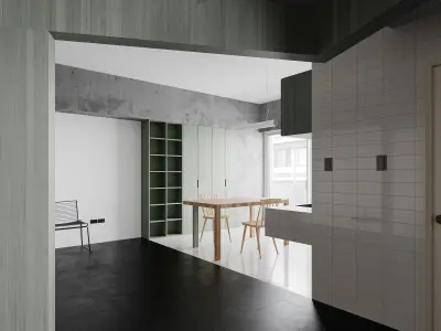 Modern Apartment 3D Model 3D model purchase